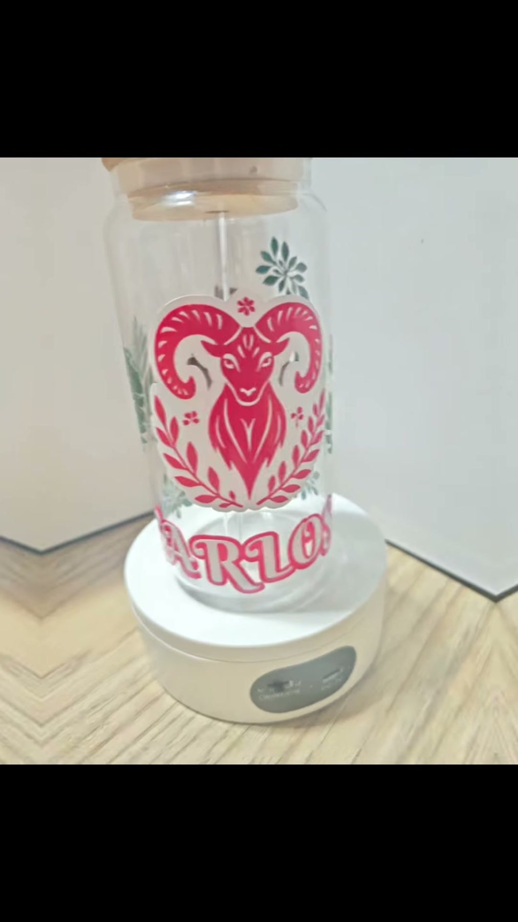 Vaso con signo zodiacal personalizado