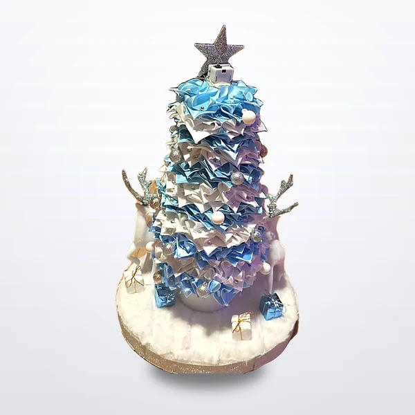 &Aacute;rbol de Navidad de list&oacute;n